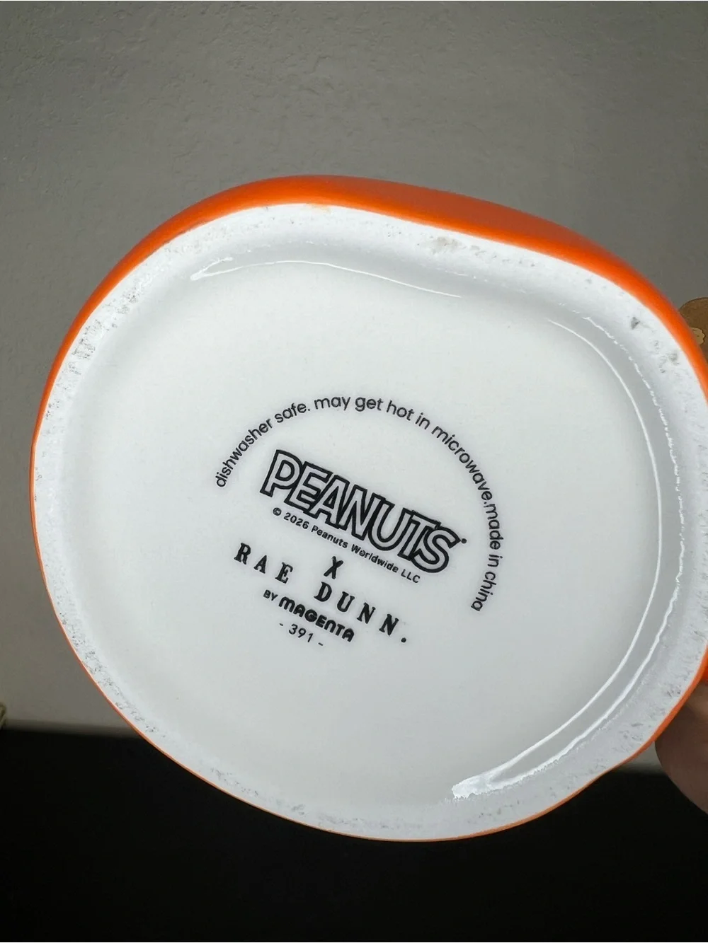 NEW Rae Dunn x Peanuts Halloween Snoopy ‘Fright Night’ Mug